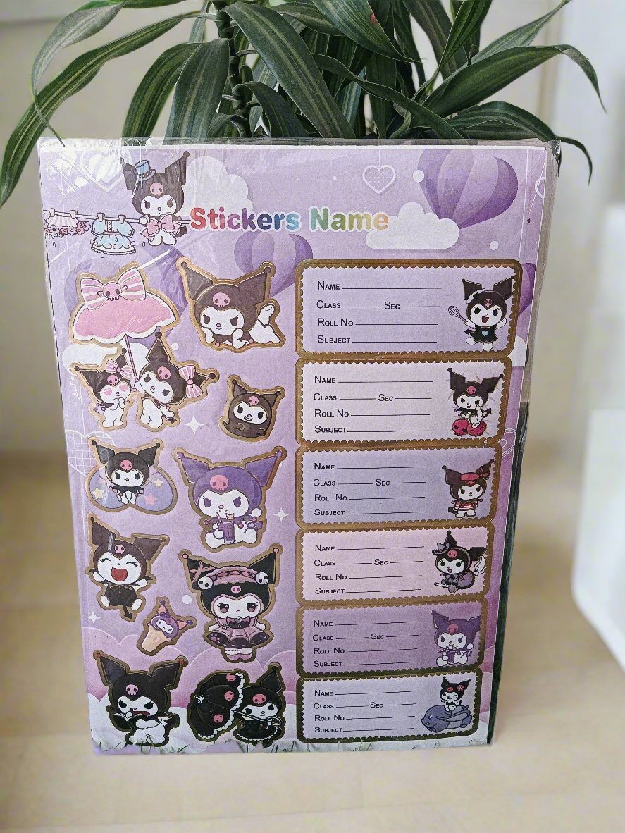 Kuromi Name Slip with Sticker